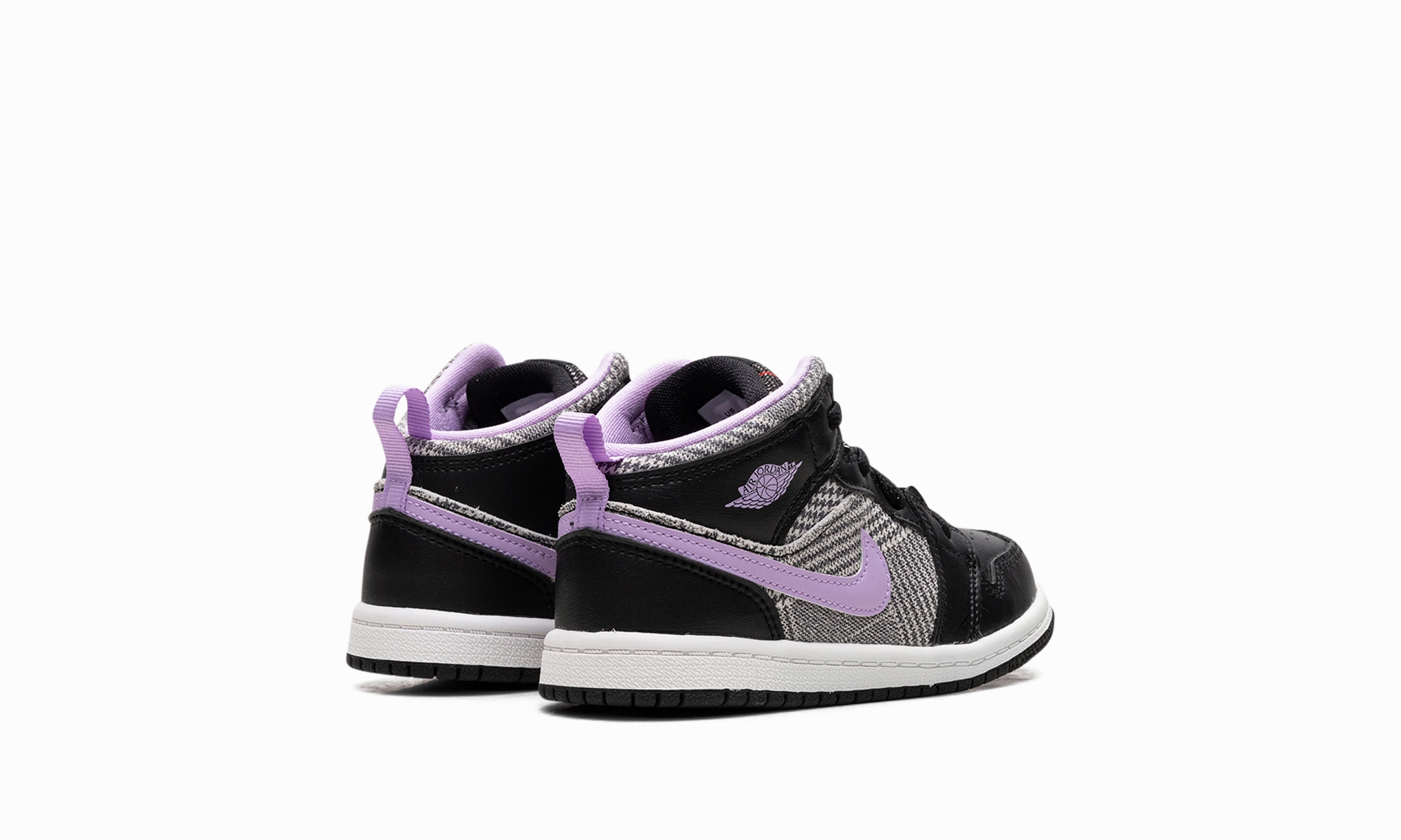 Air Jordan 1 Mid SE TD "Houndstooth" City Step Fashion Rush