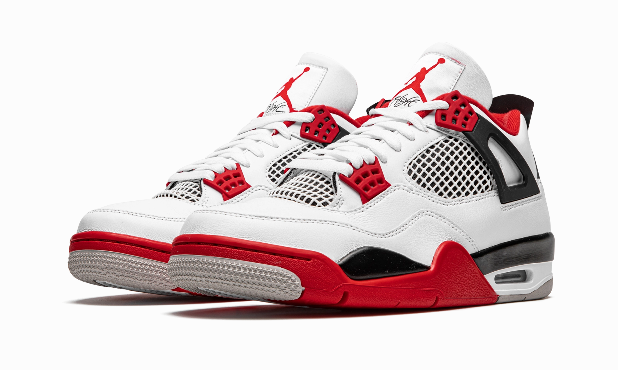 Air Jordan 4 Retro "Fire Red 2020" Adaptive Style Soft Flex