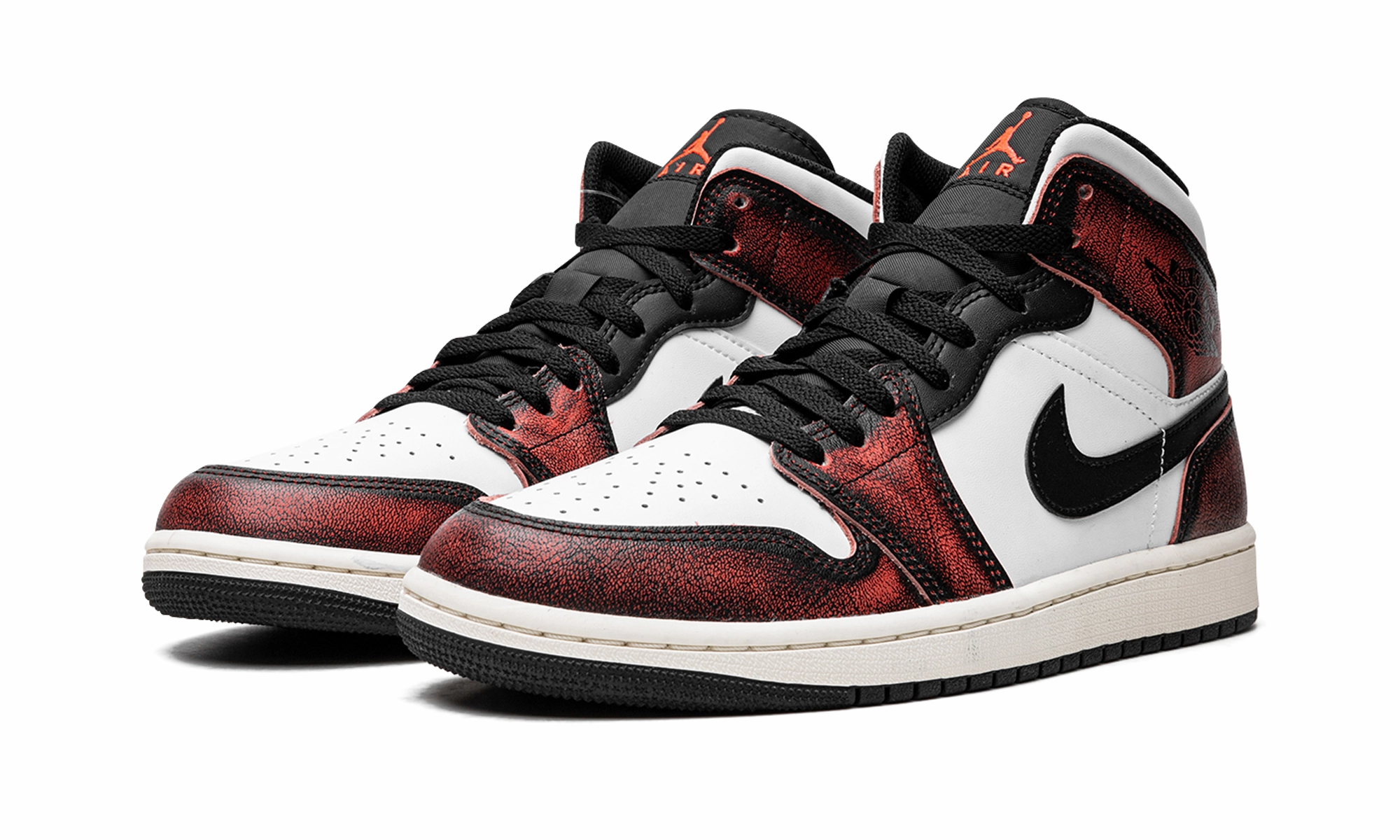 All-weather sole Neutral Tone Air Jordan 1 Mid SE "Wear-Away - Infrared"