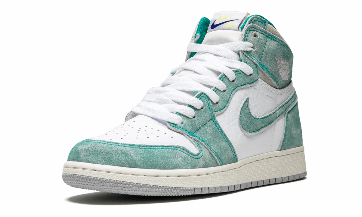 Secure Design Walk Lifestyle Air Jordan 1 Retro High OG GS "Turbo Green"