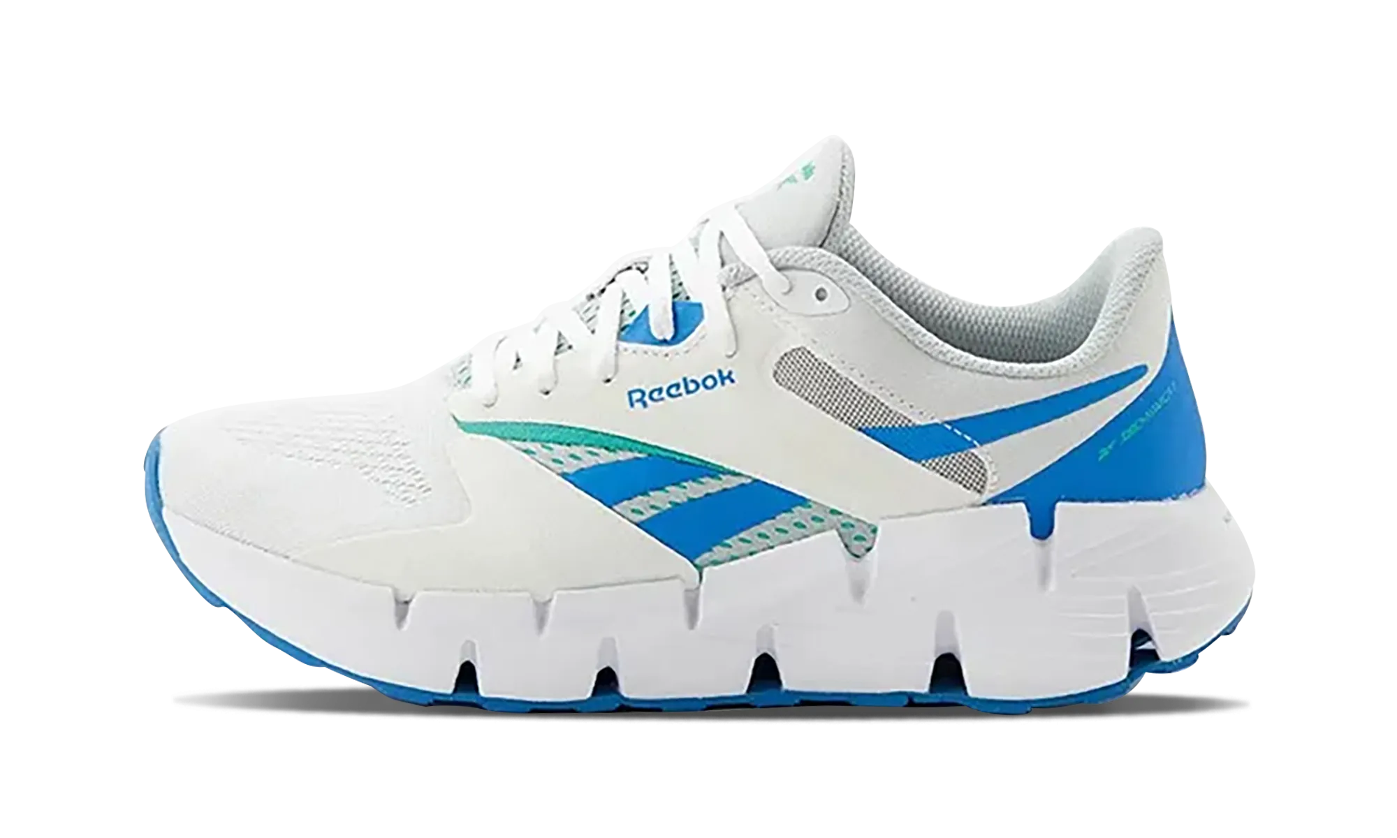 Zig Dynamica 5 "White Kinetic Blue" running shoes for fitness buffs cushioning system