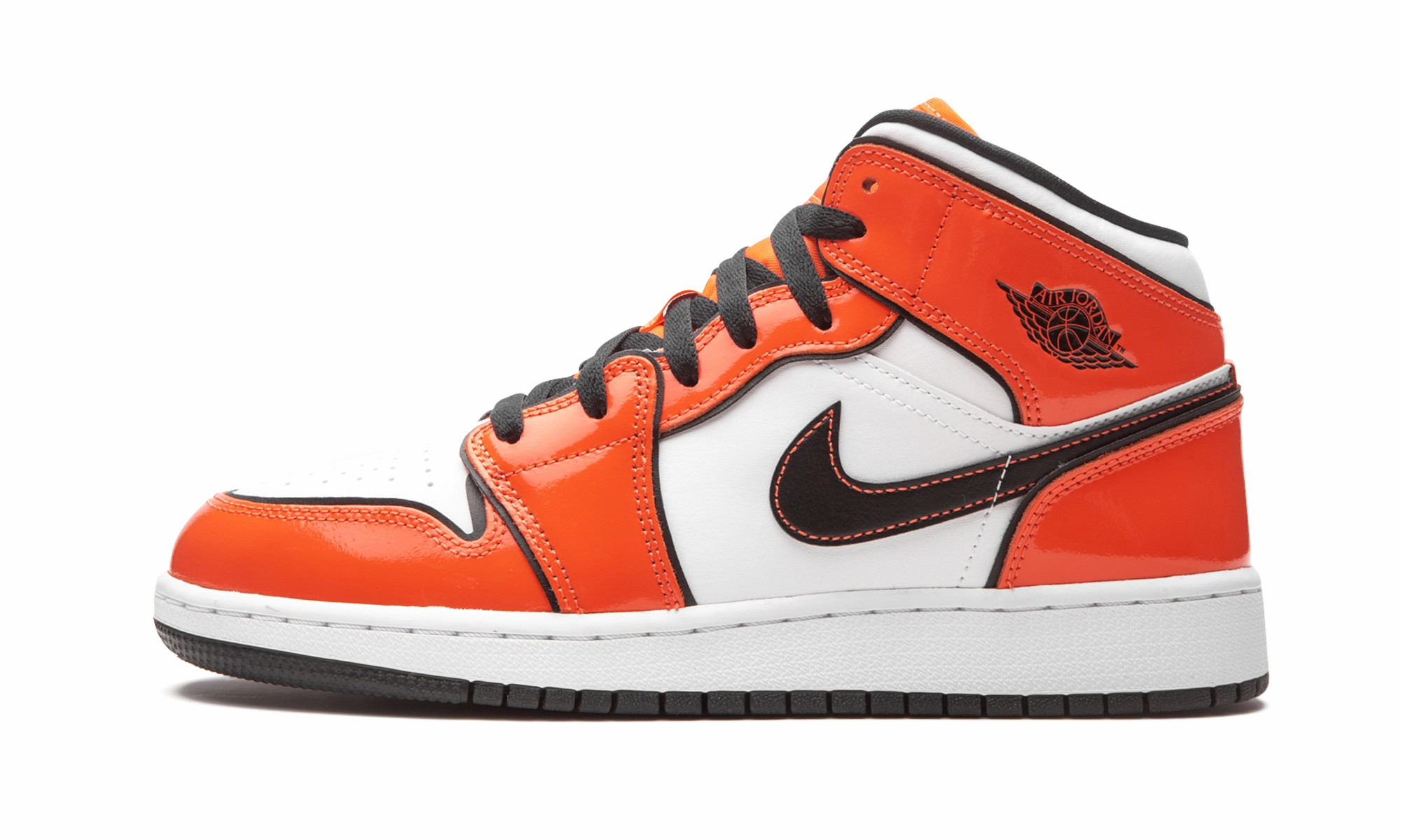 Air Jordan 1 Mid SE GS "Turf Orange" Speedy Walk Long Day