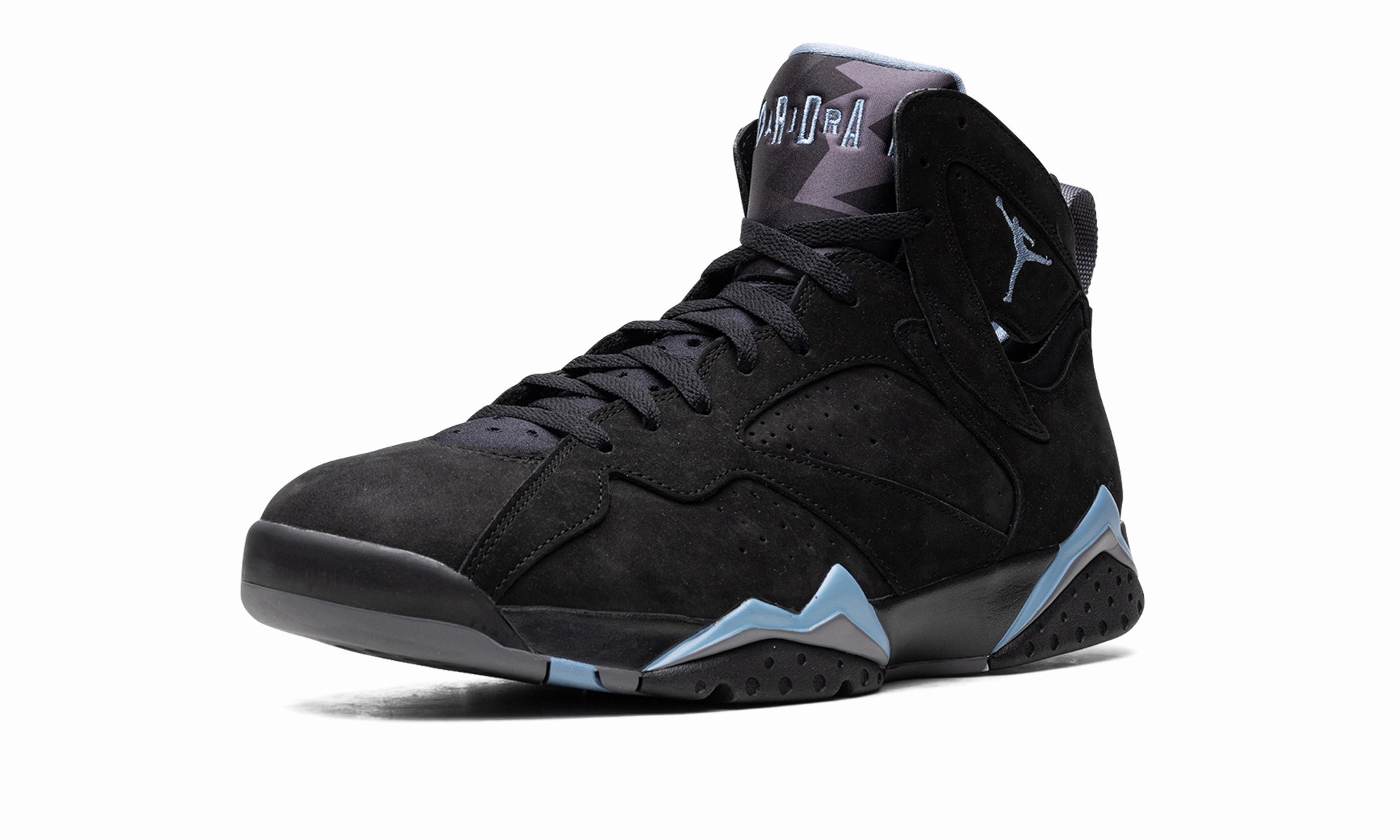 Air Jordan 7 "Chambray" youth running shoes zipper - closure shoes