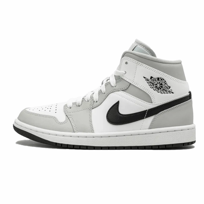Dynamic Style All-Day Wear Air Jordan 1 Mid Light Smoke Grey (W)