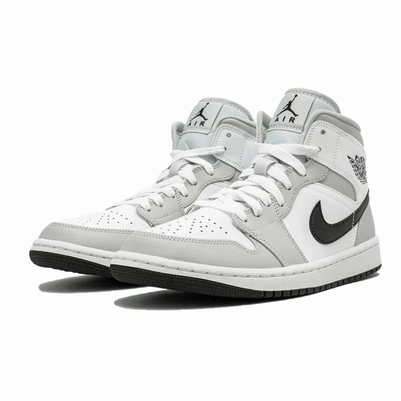 Air Jordan 1 Mid Light Smoke Grey (W) everyday wear shoe usability recycled - material running gear