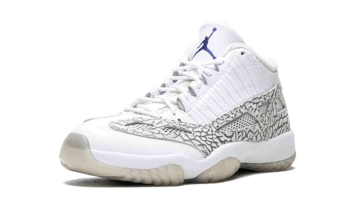 Air Jordan 11 Retro Low "Cobalt" velcro - closure shoe form