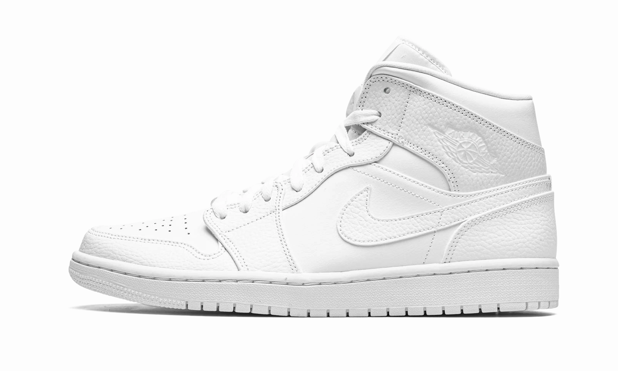 Fresh stability Air Jordan 1 Mid "Triple White"