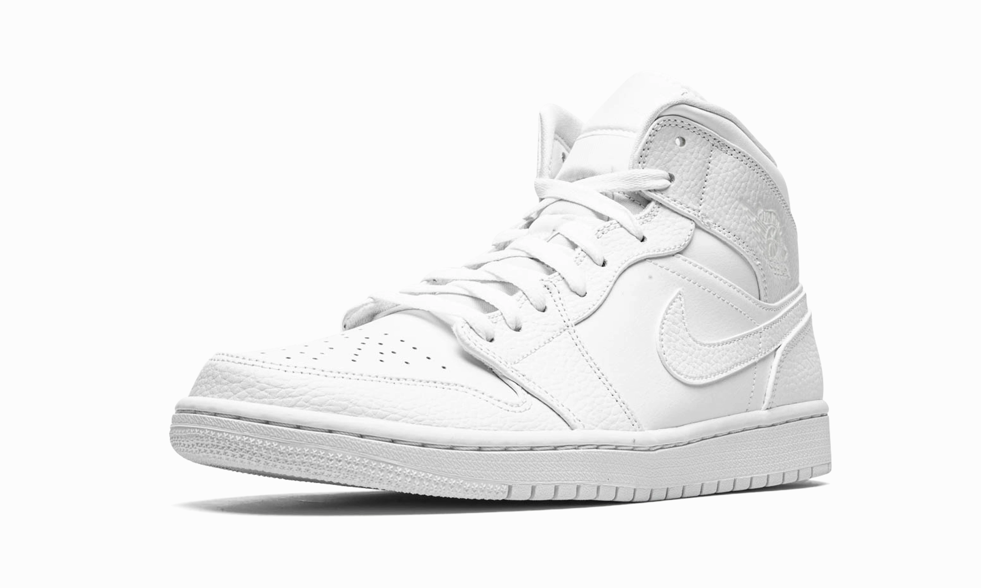 Trail Running Air Jordan 1 Mid "Triple White"