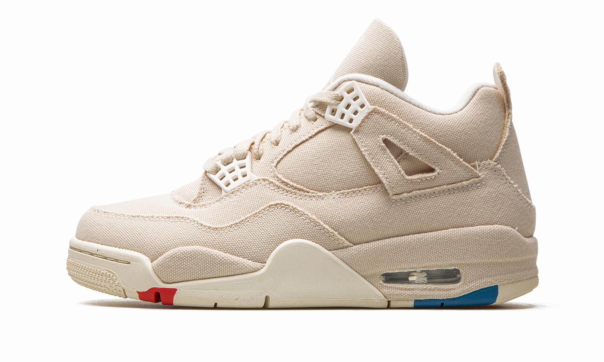 Layered sole Active Routine Air Jordan 4 WMNS "Canvas"