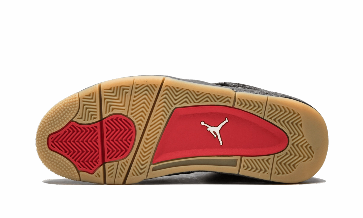 Neutral Style Stay Dry Air Jordan 4 Retro Levis NRG "Black Levis"