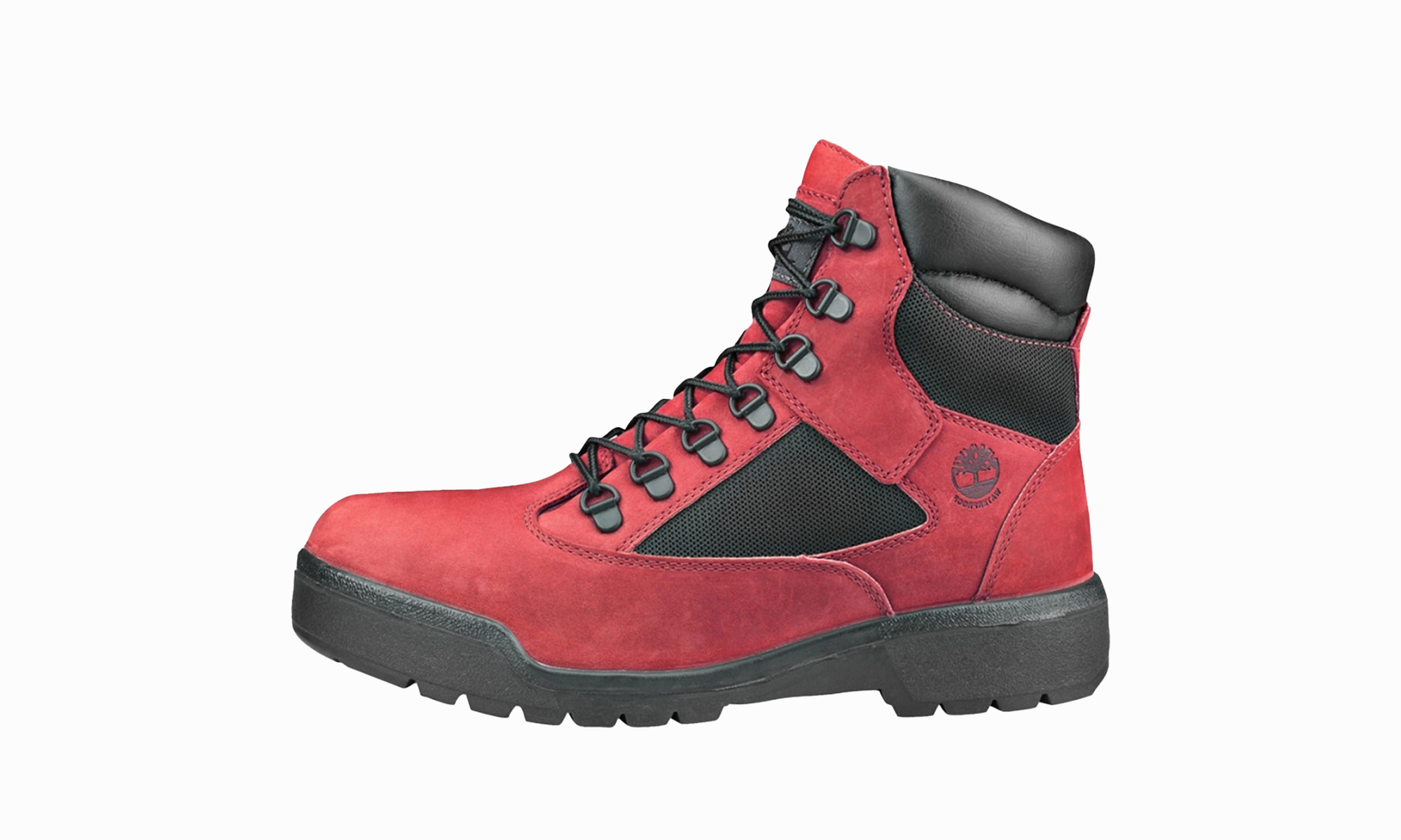 Ankle Coverage 6 Inch Field Boot "Red Black"