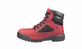 6 Inch Field Boot "Red Black" High-Performance Footwear
