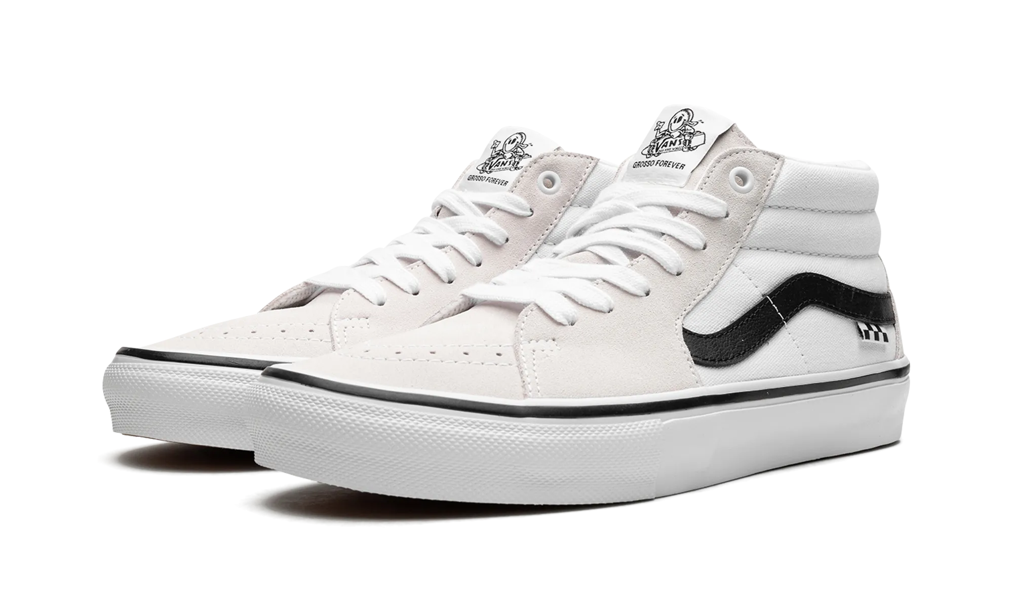 leisure time Effortless Fit Skate Grosso Mid "White/Black"