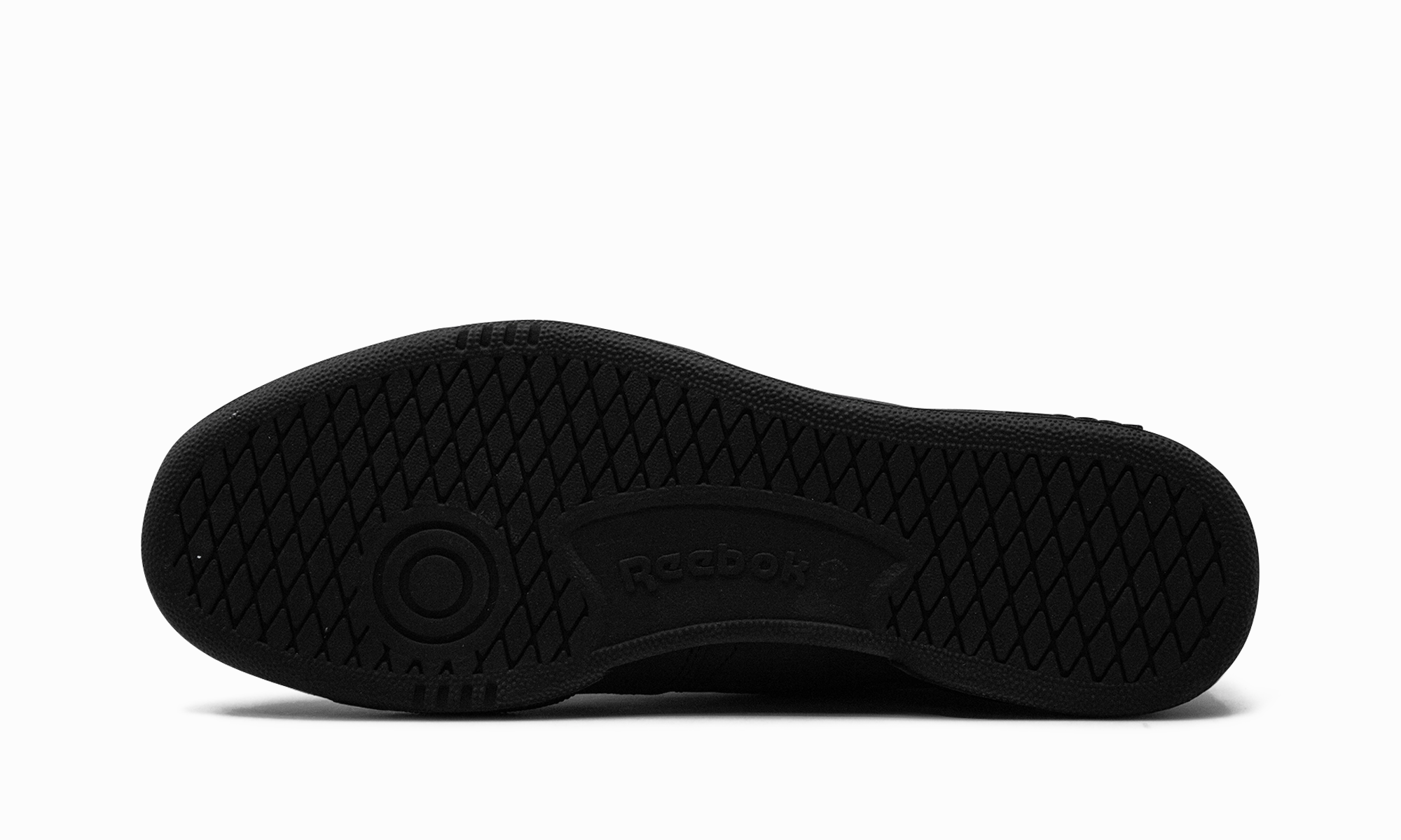 logo - hooked - and - looped shoes running shoes for amateur female runners CLUB C 85 "JJJJound - Triple Black"