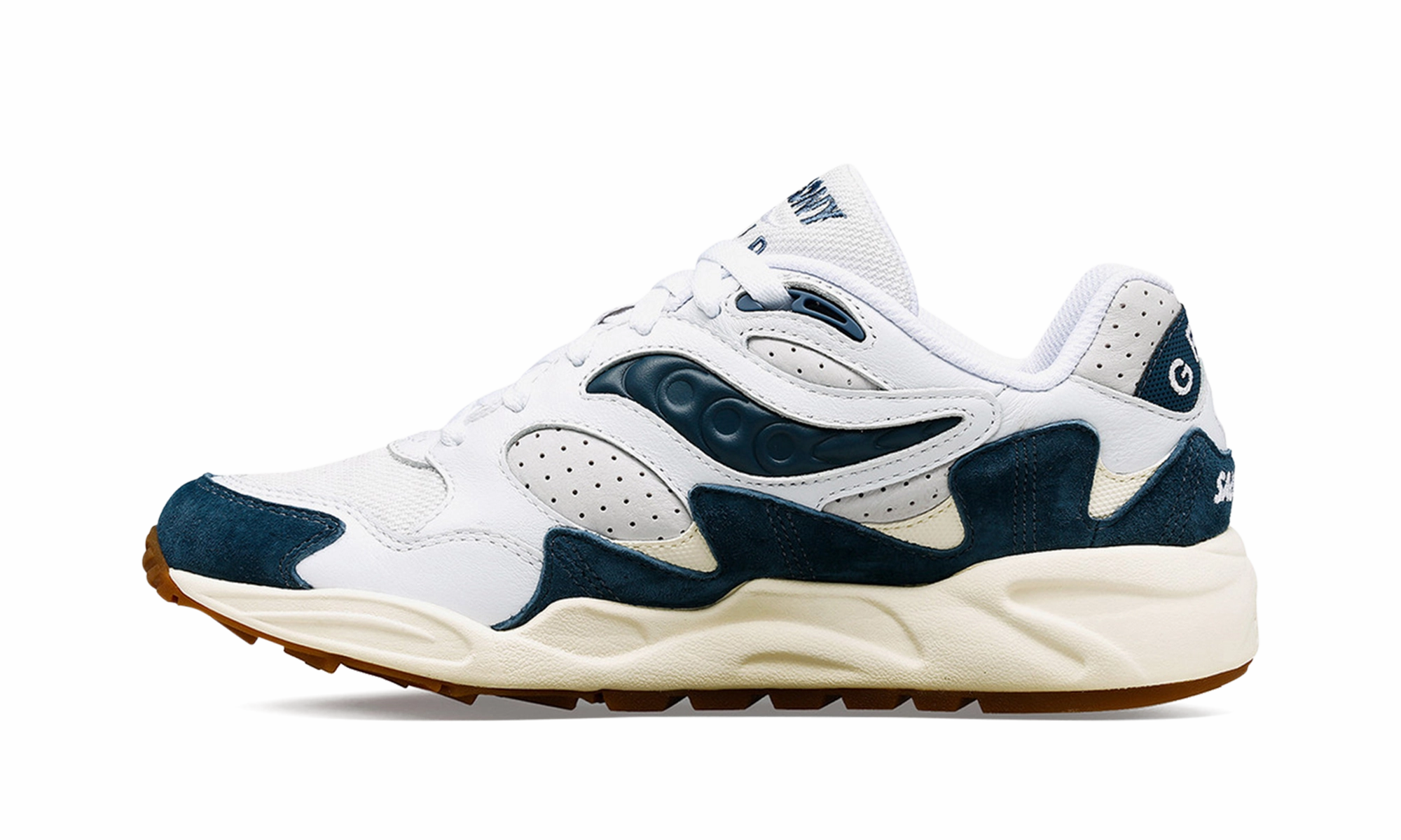 Anatomical shape Beachfront Run Grid Shadow 2 "Ivy Prep White Navy"