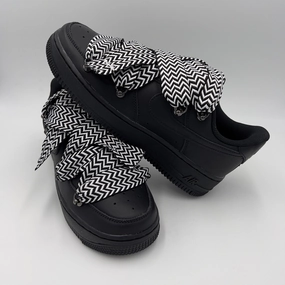 Nike Air Force 1 Black Lanvin Black &amp; White??bright shoes Running Water Bottles