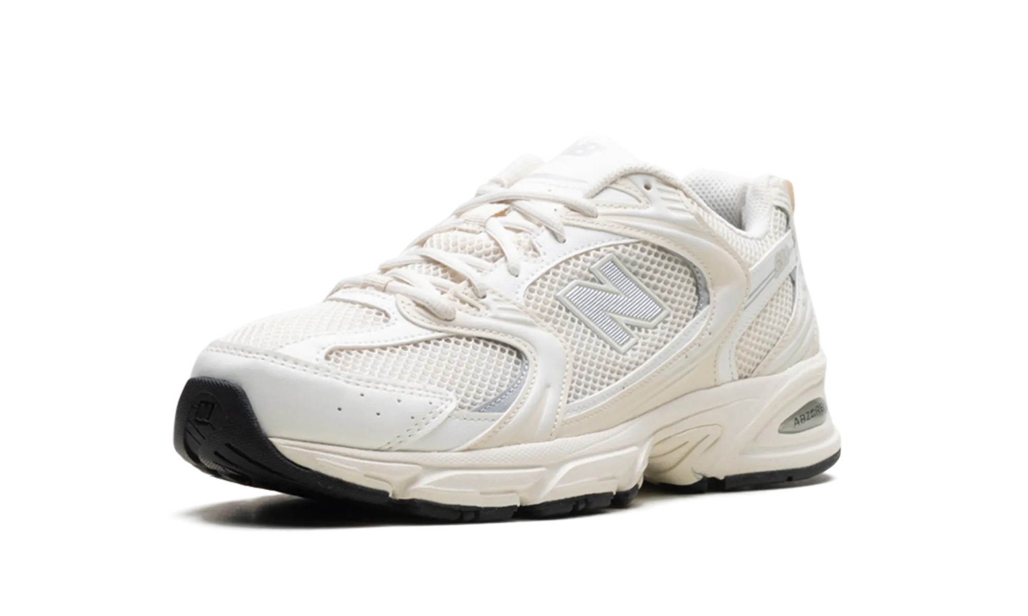 530 "Cream White Silver" Leaf Walk