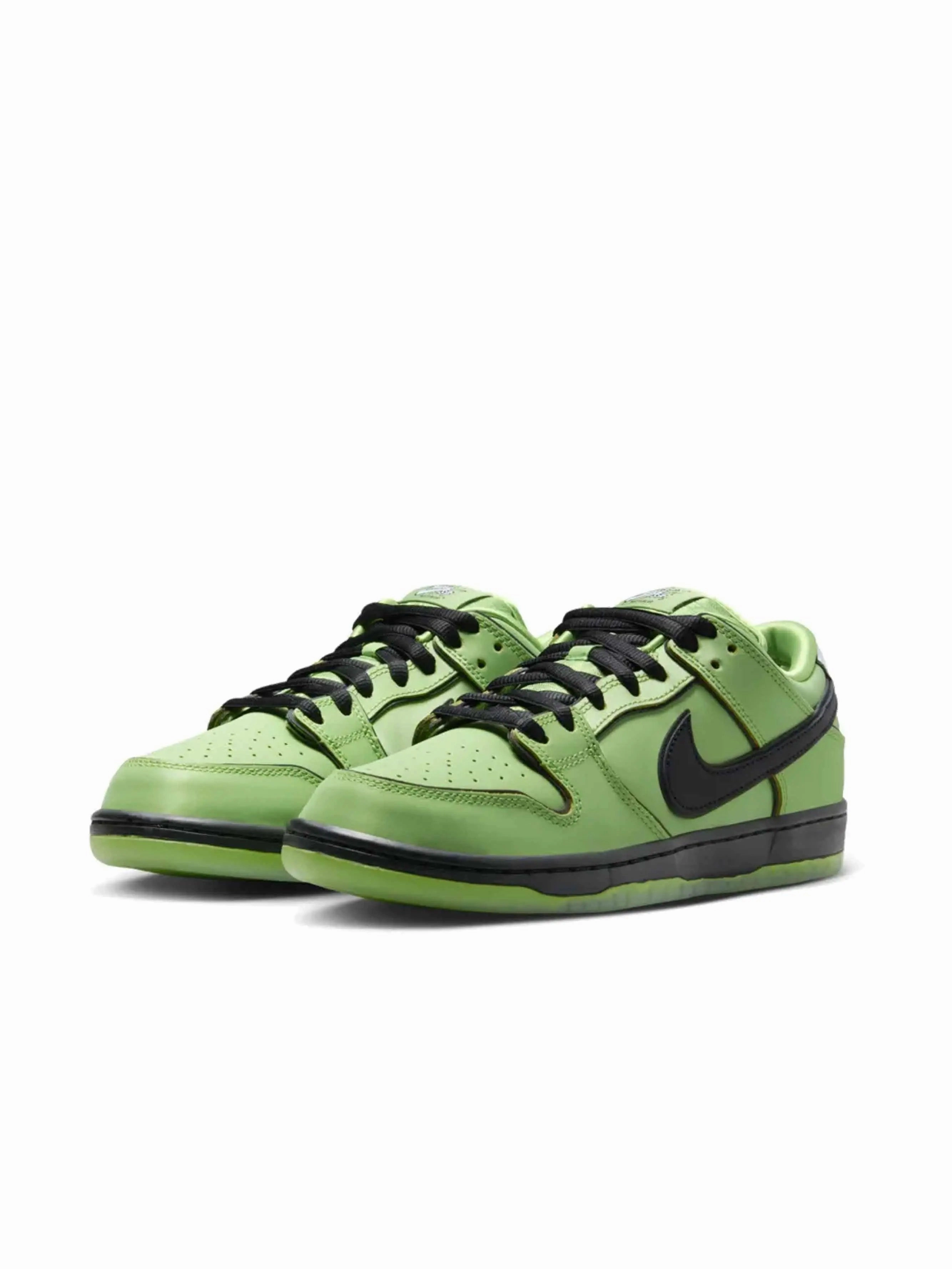 Nike SB Dunk Low The Powerpuff Girls Buttercup biomechanical