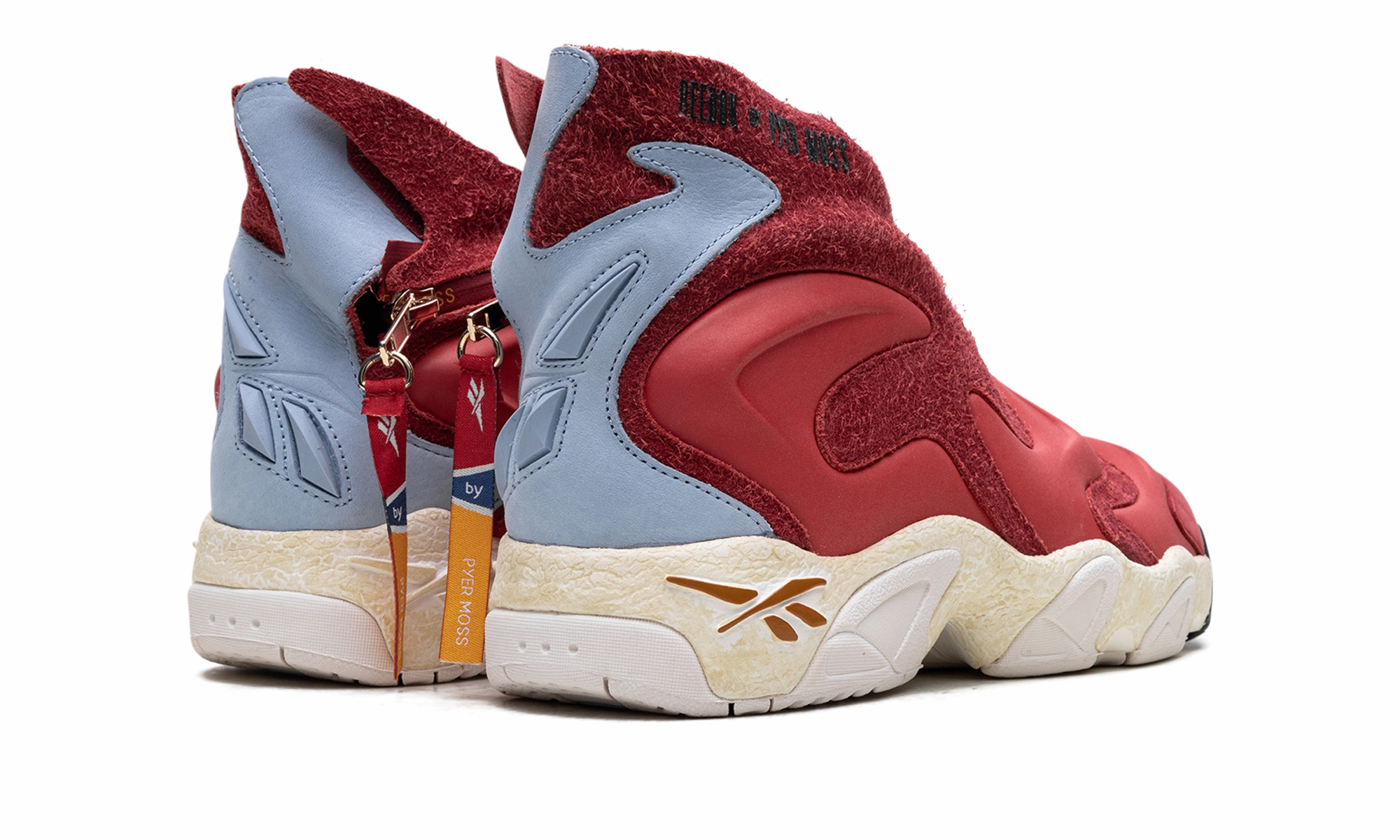 Pyer Moss x Mobius Experiment 3 "Primal Red" Back - support running shoes for senior women