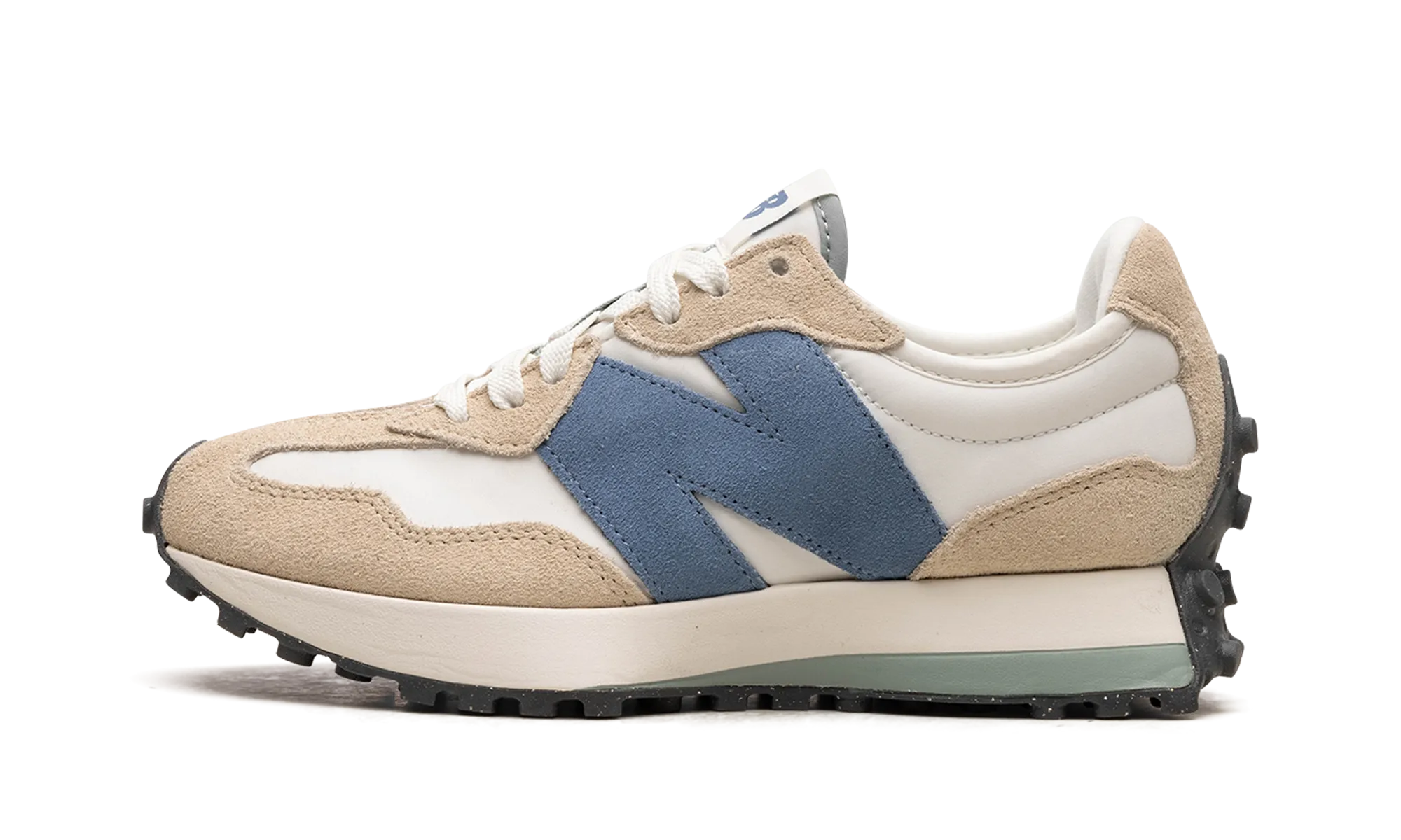 Leather Cool Grass Step 327 WMNS "Sandstone Mercury Blue"