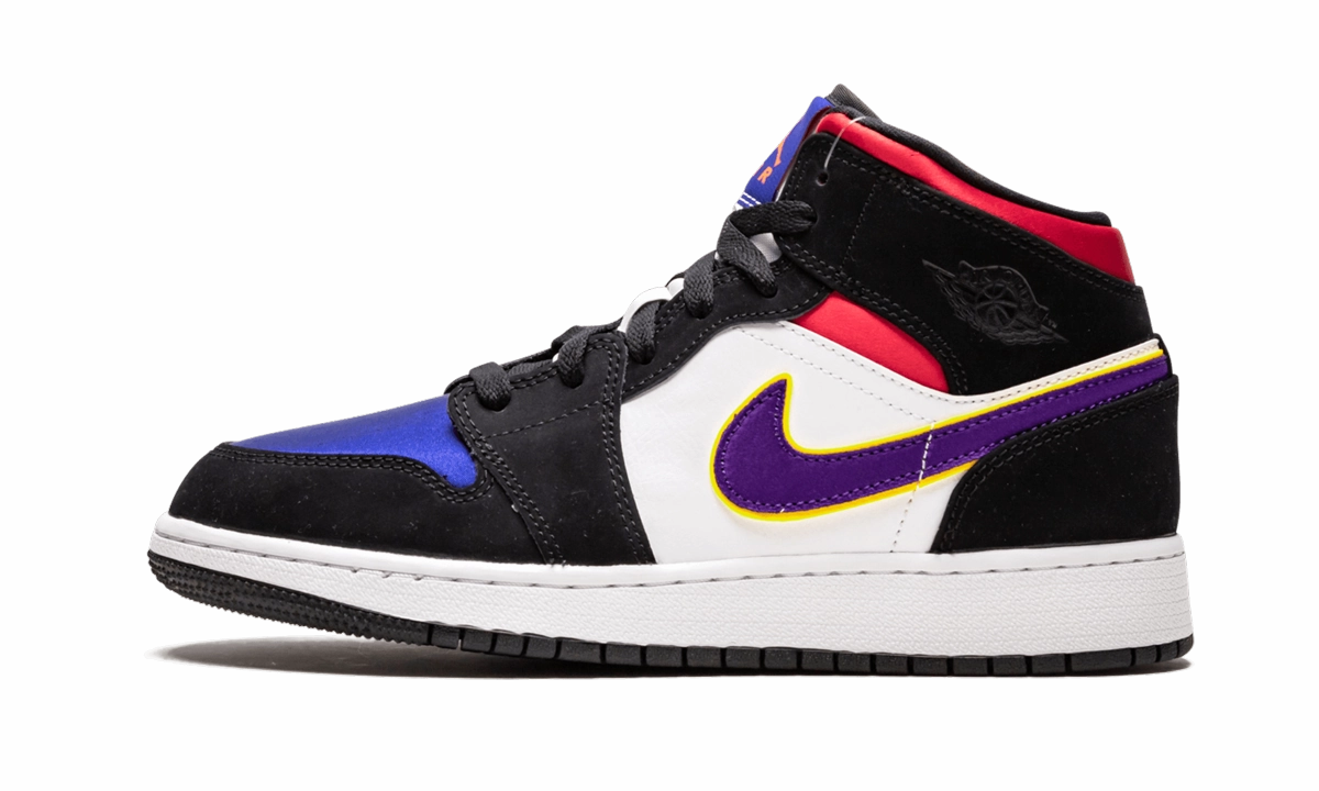 Elastic Band Stability Focus Air Jordan 1 Mid GS "Laker Top 3"