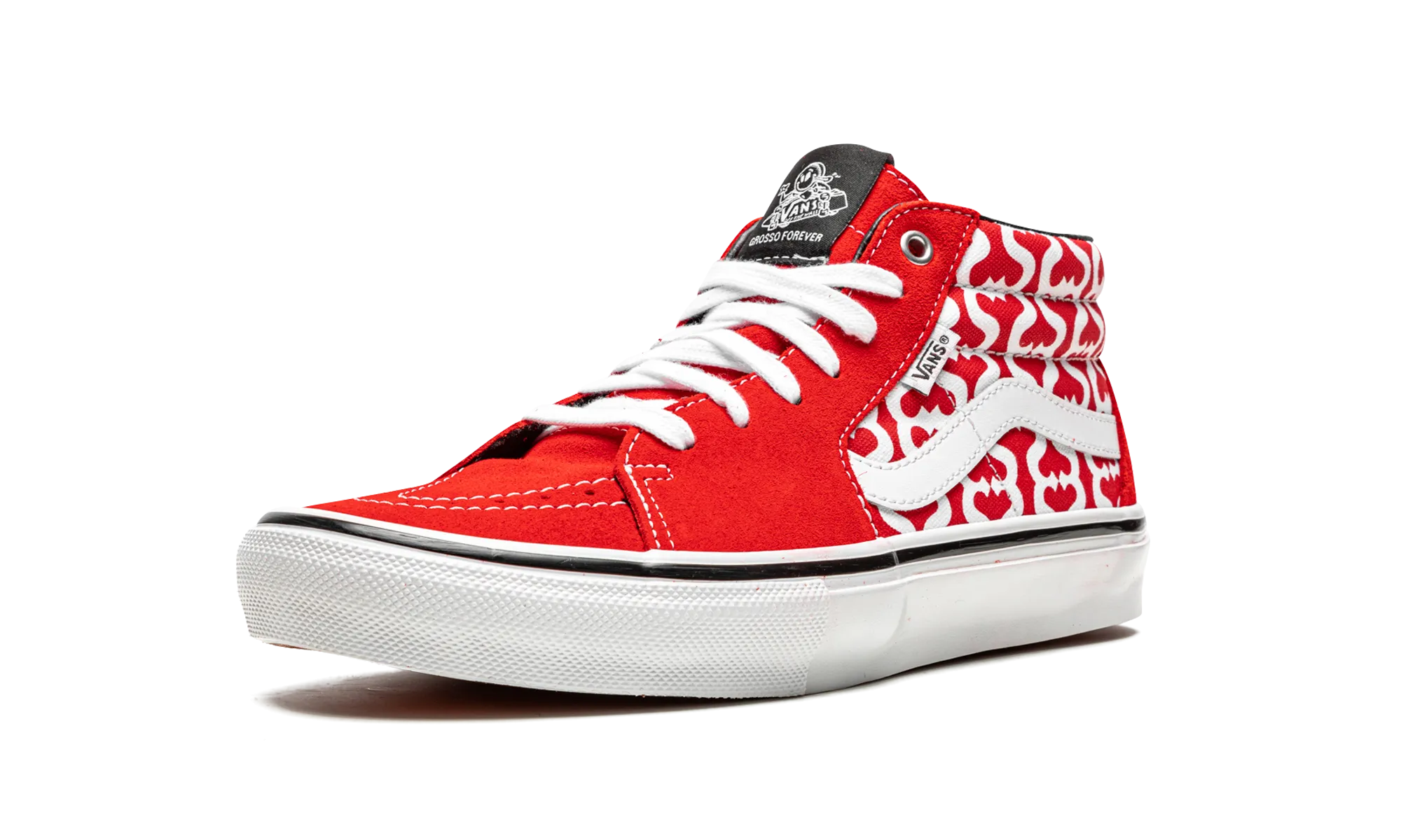 Skate Grosso Mid "Supreme - Monogram S - Red" Chic Walk