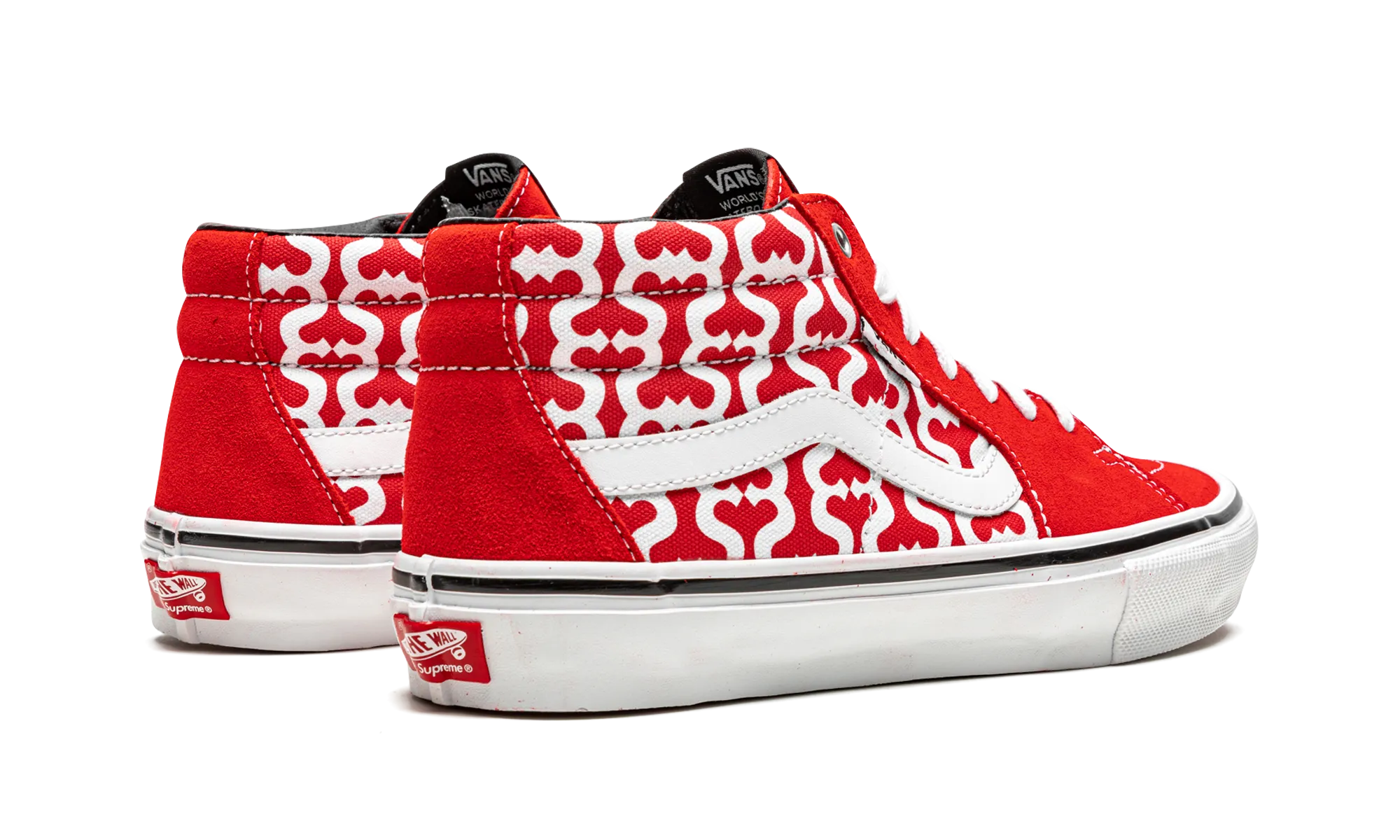Snack Run Chic Design Skate Grosso Mid "Supreme - Monogram S - Red"