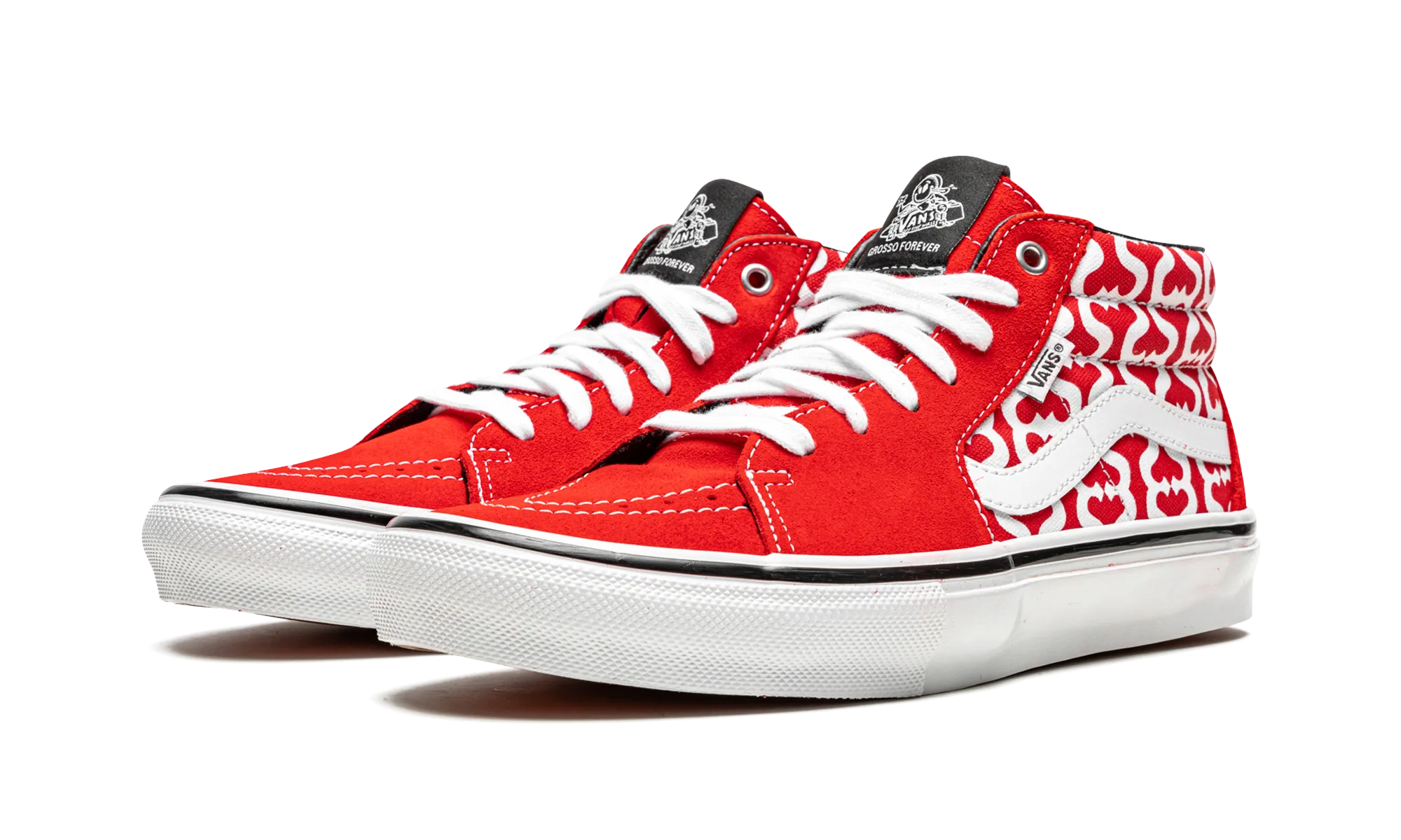 Skate Grosso Mid "Supreme - Monogram S - Red" Rock Step Park Fun