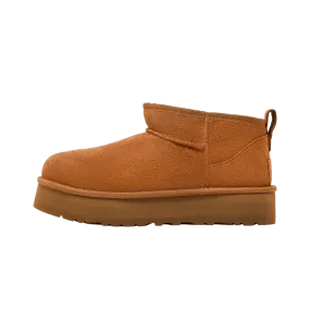 UGG Classic Ultra Mini Platform Boot Chestnut (Kids) Light Flex