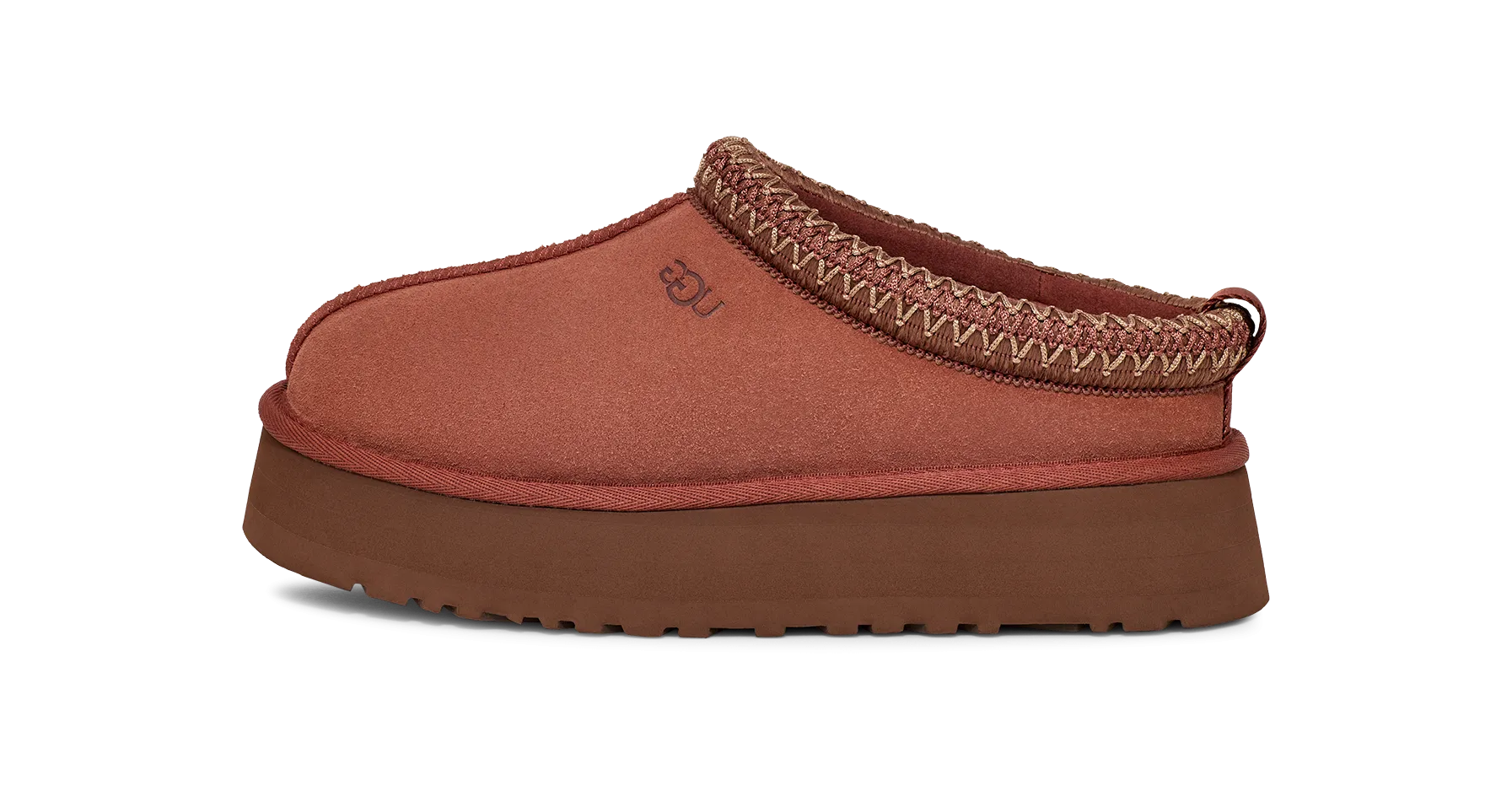 Toe Open UGG Tazz Slipper Red Jasper