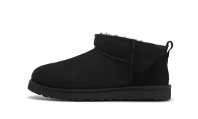 UGG Classic Ultra Mini Boot Black Zip Fit