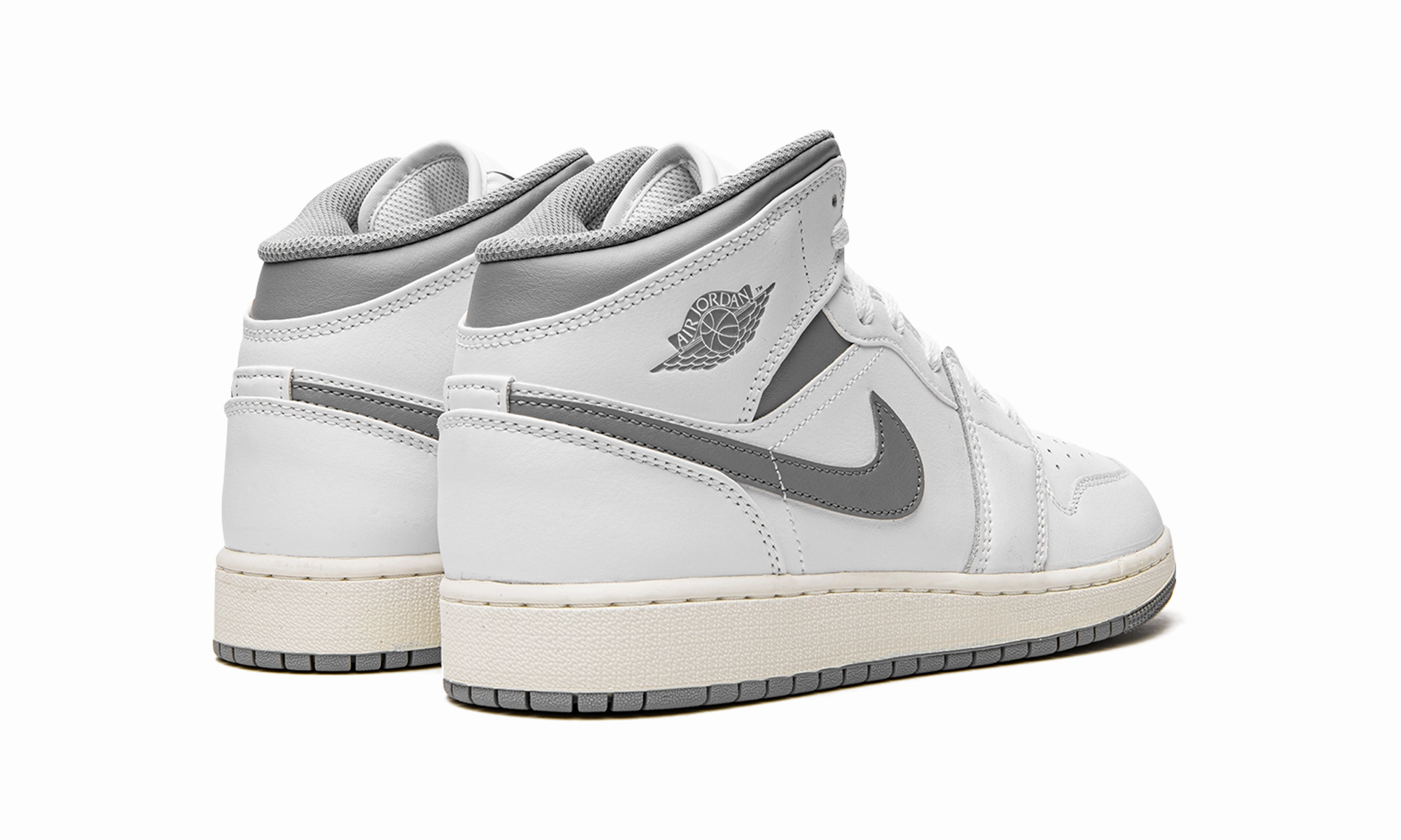 Air Jordan 1 Mid GS "Neutral Grey" Flexible Support