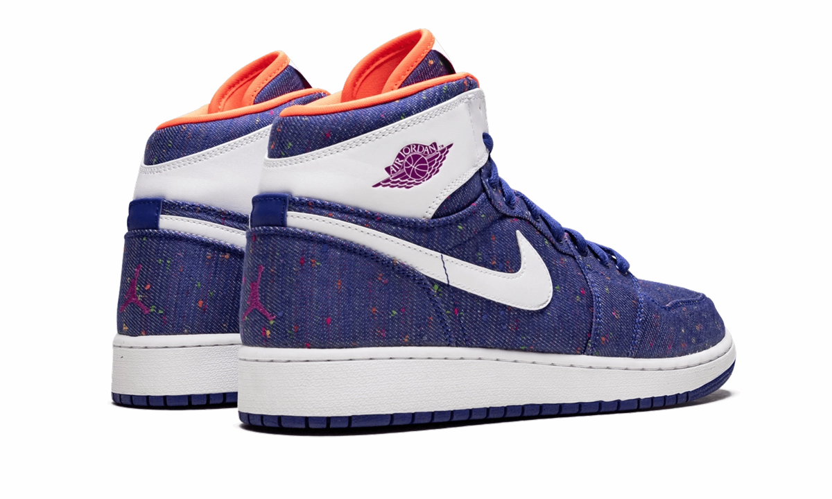Outdoor Run Air Jordan 1 Retro High OG GS "Denim"