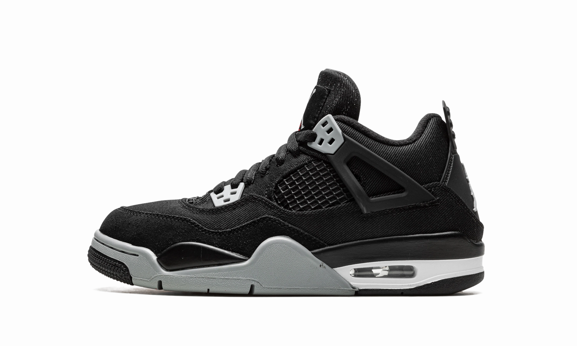 Air Jordan 4 GS "Black Canvas" Speed Fit