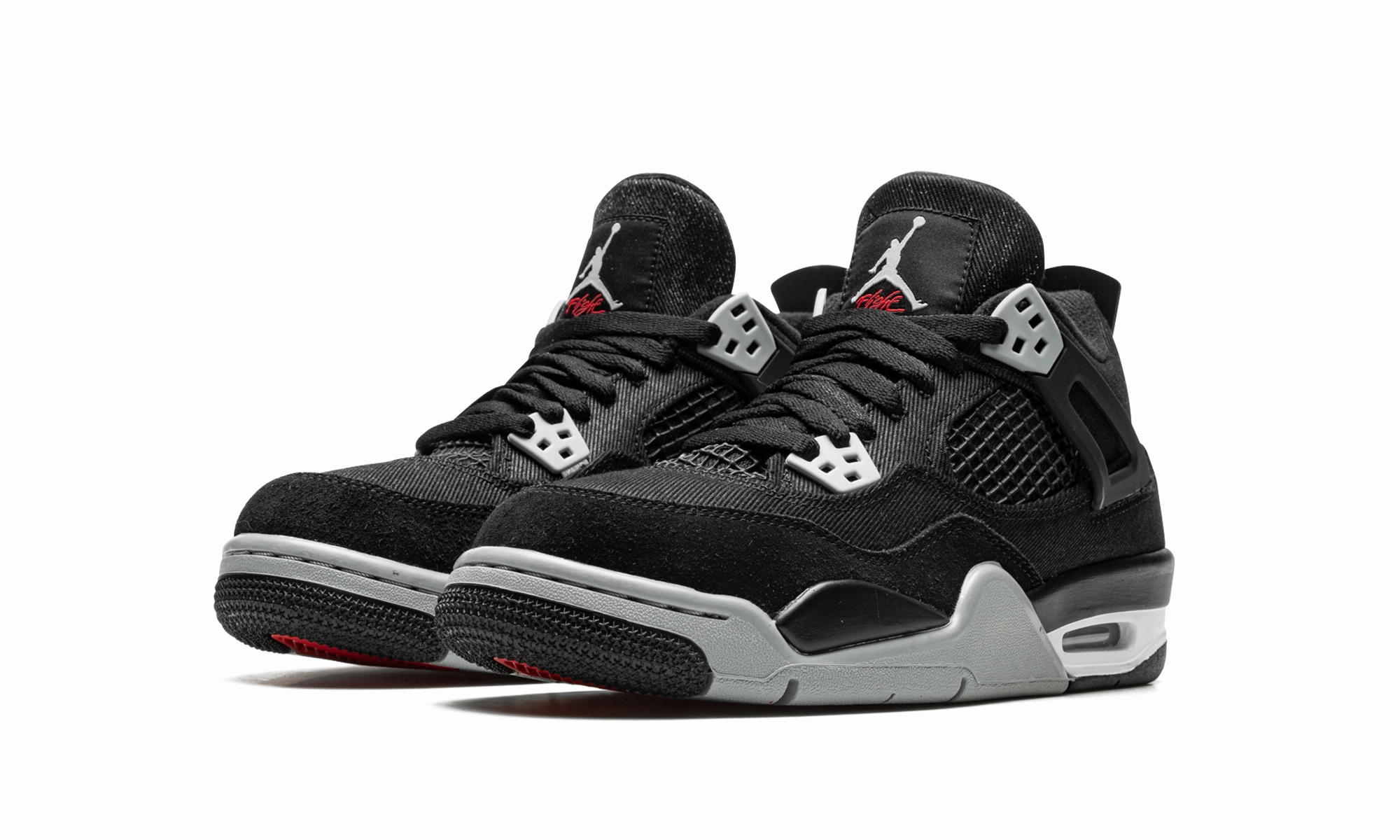 Air Jordan 4 GS "Black Canvas" Versatile Look