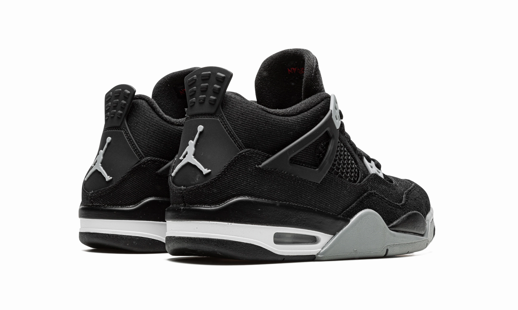 Street Grip Air Jordan 4 GS "Black Canvas"