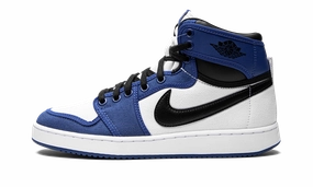 Air Jordan 1 KO "Storm Blue" Street Fashion High Speed