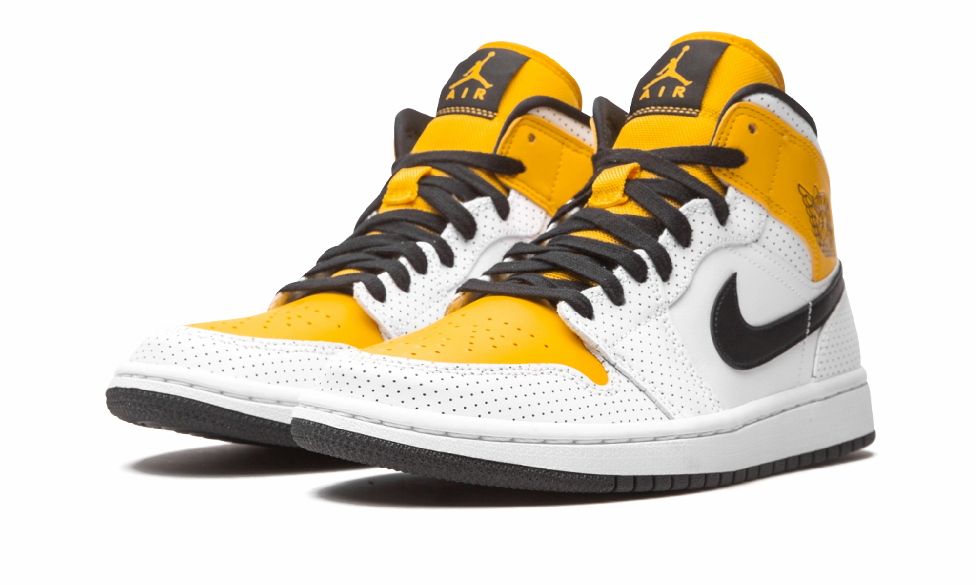 Unique Sole Gym Shoes AIR JORDAN 1 MID WMNS "Perforated"