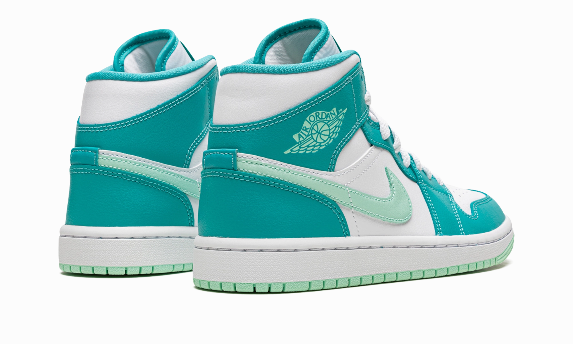AIR JORDAN 1 MID WMNS "Washed Teal" Vibrant Style