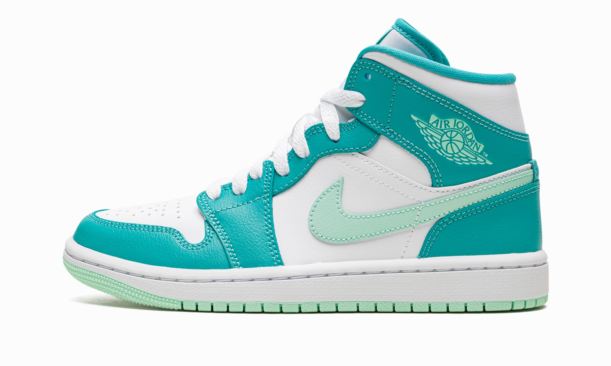 AIR JORDAN 1 MID WMNS "Washed Teal" Quick design