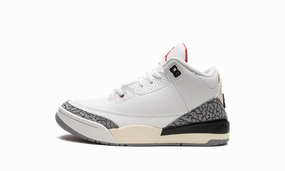 Air Jordan 3 PS "White Cement Reimagined 2023" Foot Motion Street Movement