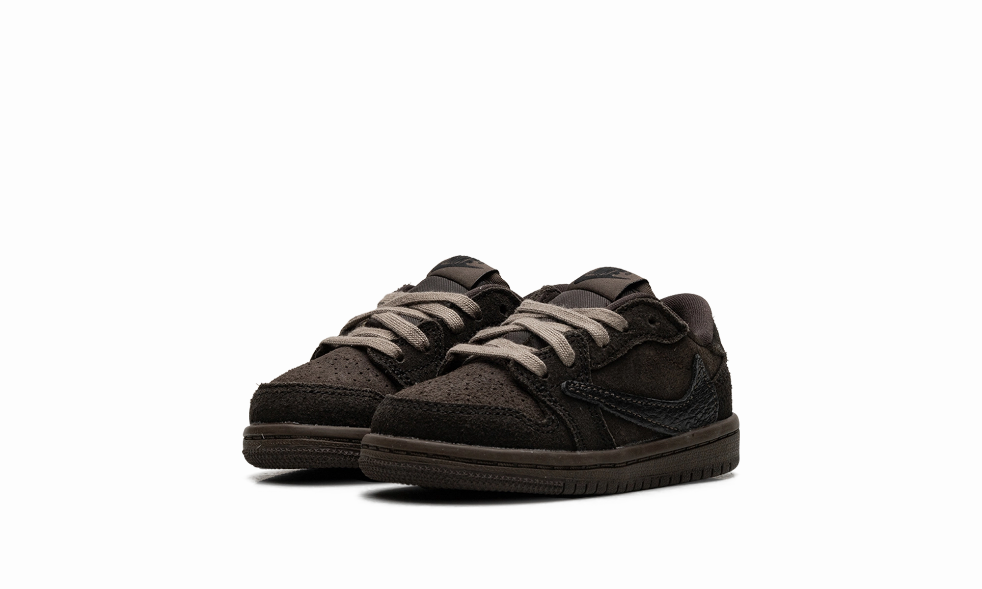 Clean Finish All-weather chic Air Jordan 1 Low OG TD "Travis Scott - Velvet Brown"