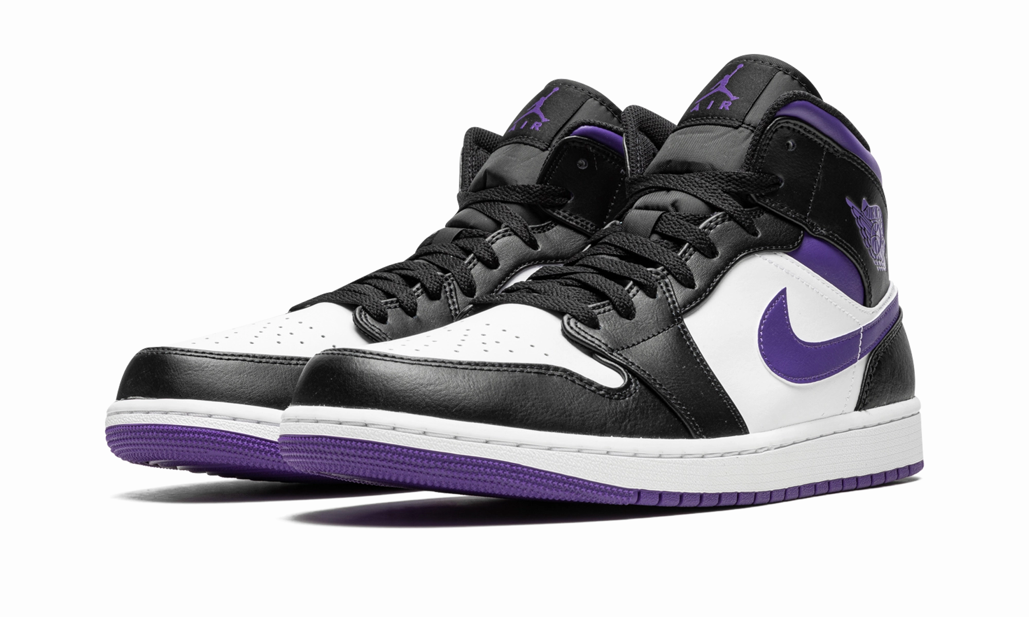 Breath Mesh Smooth Support Air Jordan 1 Mid "Dark Iris"
