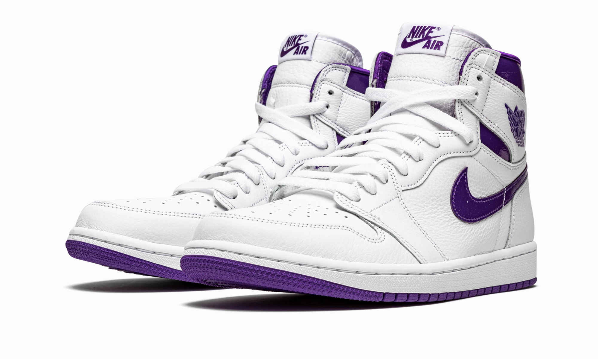 Soft Texture AIR JORDAN 1 RETRO HIGH WMNS "Court Purple"