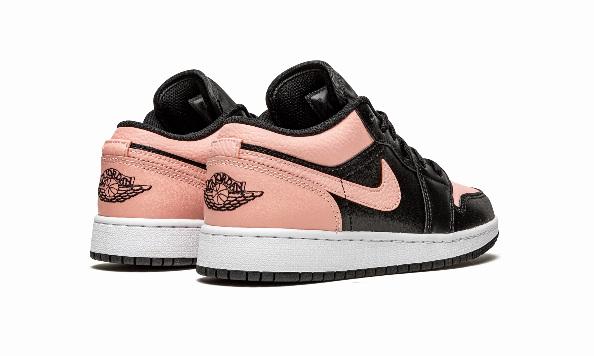 day use High Performance Fit Air Jordan 1 Low GS "Black / Arctic Orange"