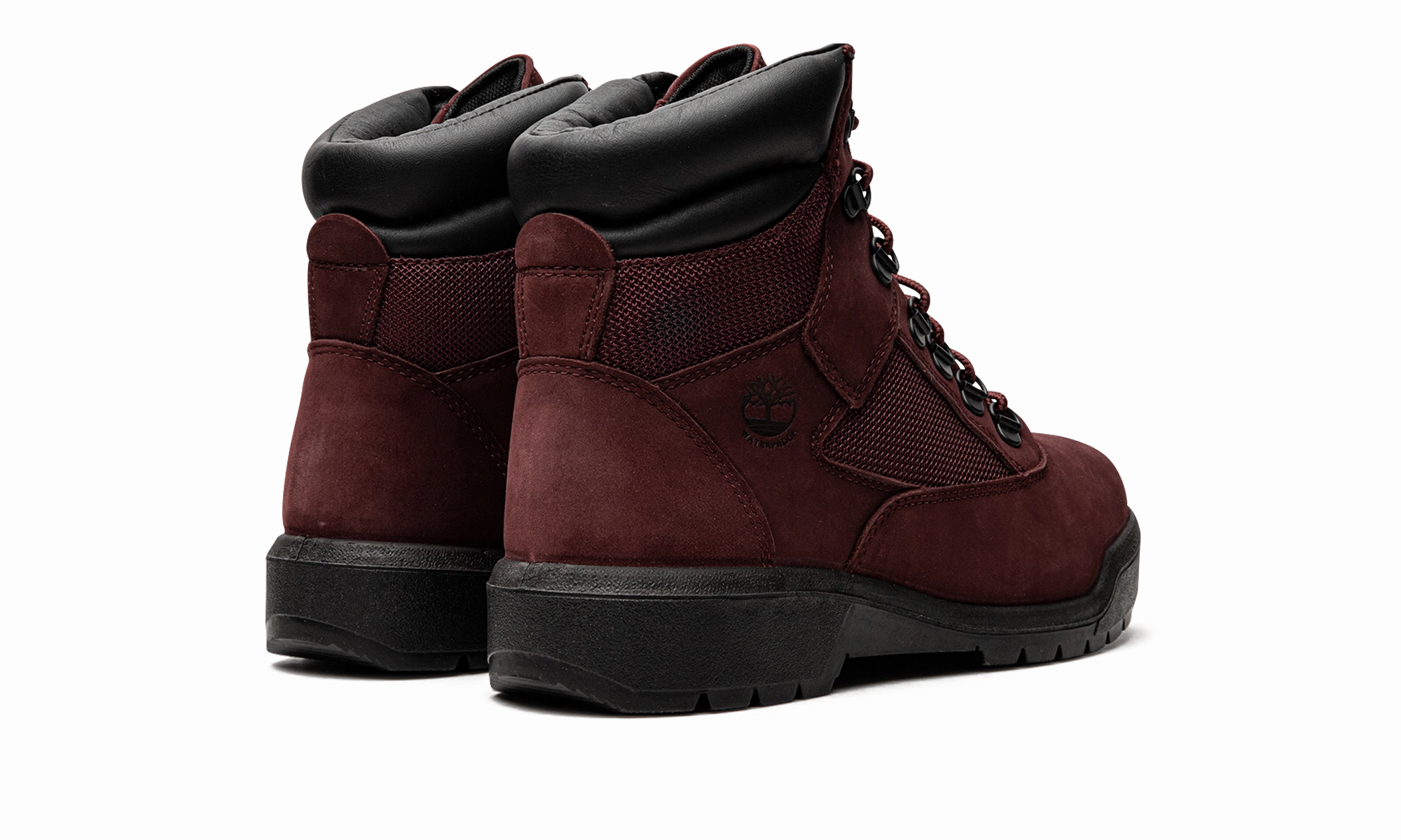 Zipper Closure Clean Silhouette 6 Inch Field Boot Port Collect "Burgundy"