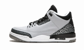 Air Jordan 3 Retro "Wolf Grey" Lined Upper Dynamic Style