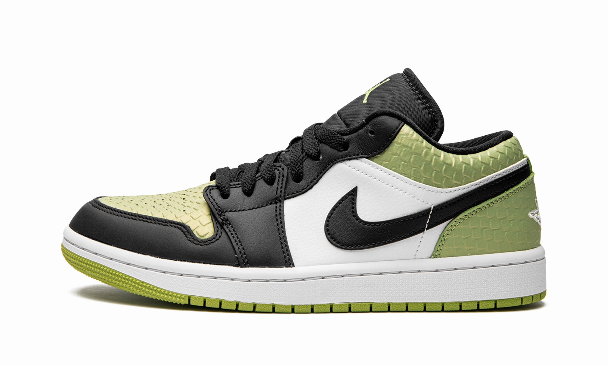 All-Day Wear AIR JORDAN 1 LO SE WMNS "Vivid Green Snakeskin"