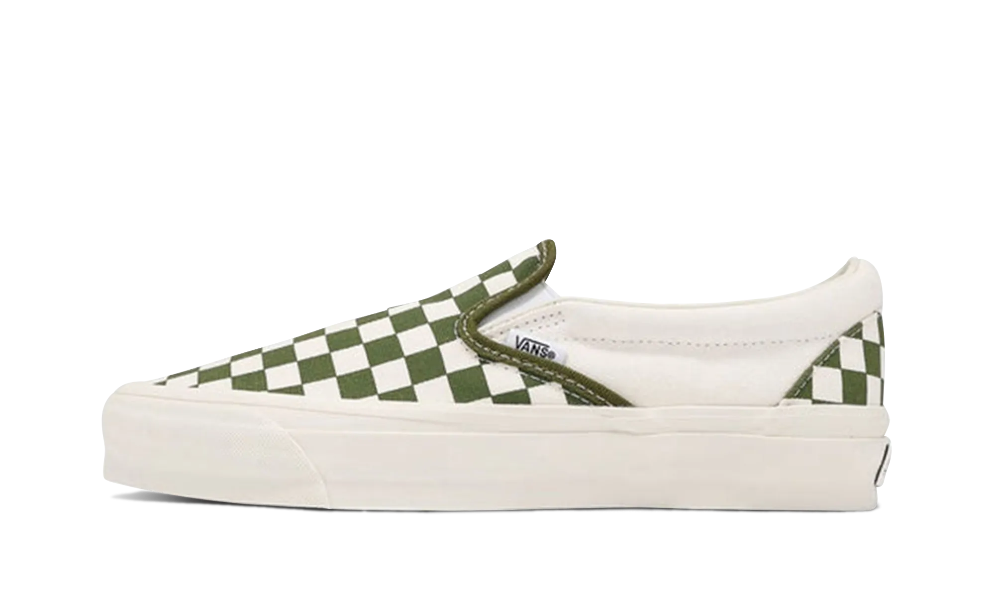 River Walk Premium Slip-On 98 "Checkerboard - Pesto Green"
