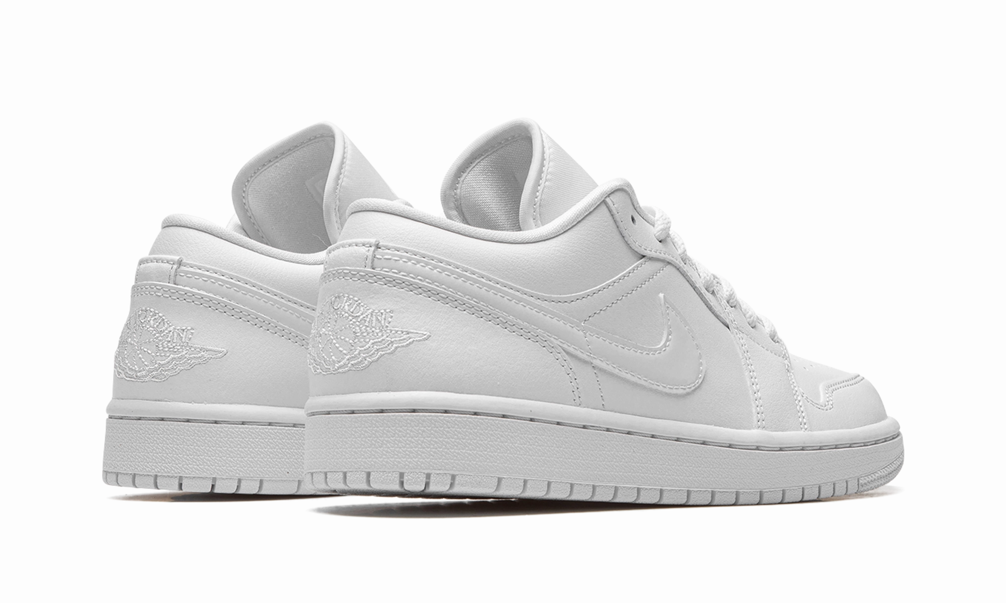 AIR JORDAN 1 LO WMNS "Triple White" Unique ease Soft Step